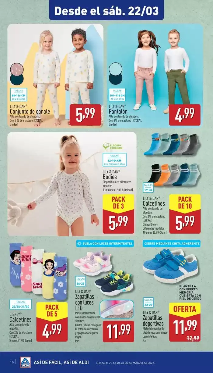 Catálogo de  ¡Así de fácil, así de Aldi! 19 de marzo al 25 de marzo 2025 - Página 16
