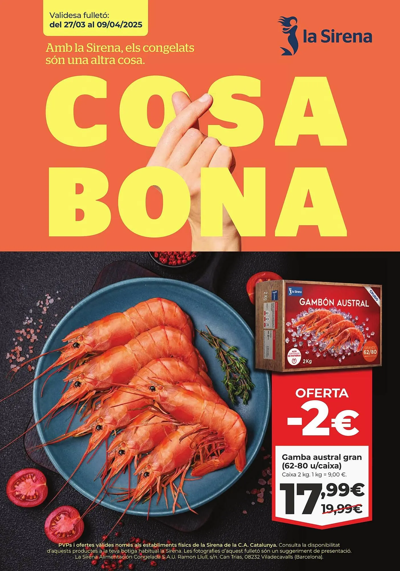 Folleto La Sirena - 1