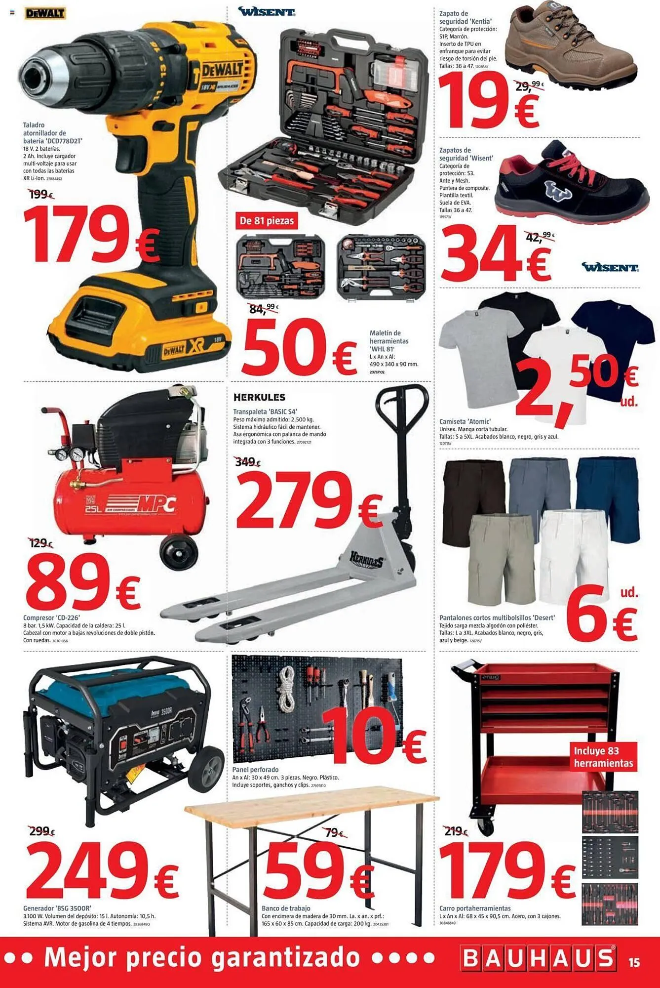 Catálogo de Folleto Bauhaus 26 de abril al 8 de mayo 2024 - Página 15