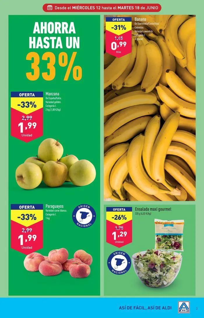 Catálogo de ¡Así de fácil, así de Aldi! 12 de junio al 18 de junio 2024 - Página 3