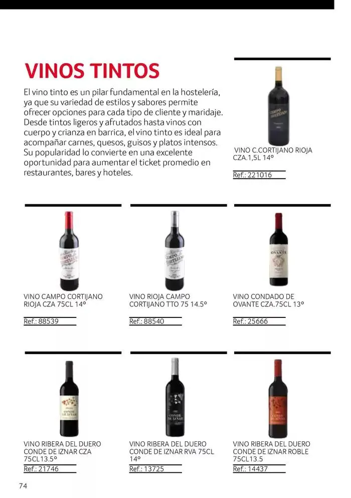 Catálogo de Nuestra selección de hostelería 1 de marzo al 30 de abril 2025 - Página 74