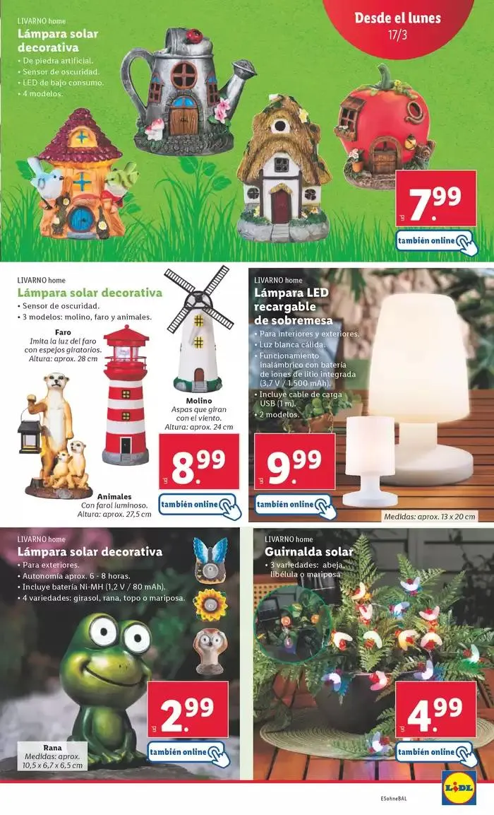 Catálogo de ¡Bazar Lidl! Ofertas válidas del 17/03 al 23/03 17 de marzo al 23 de marzo 2025 - Página 5