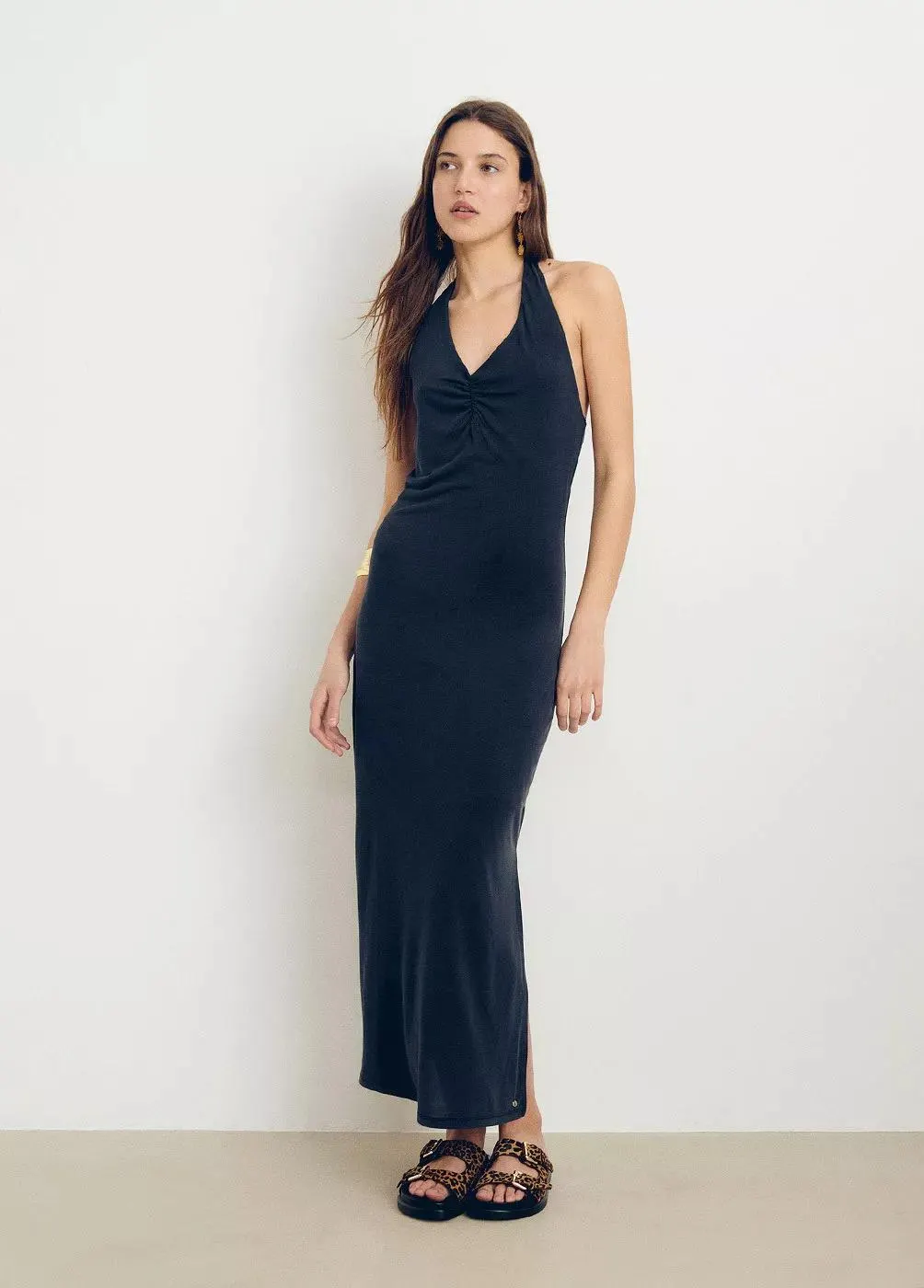 Vestido cuello halter