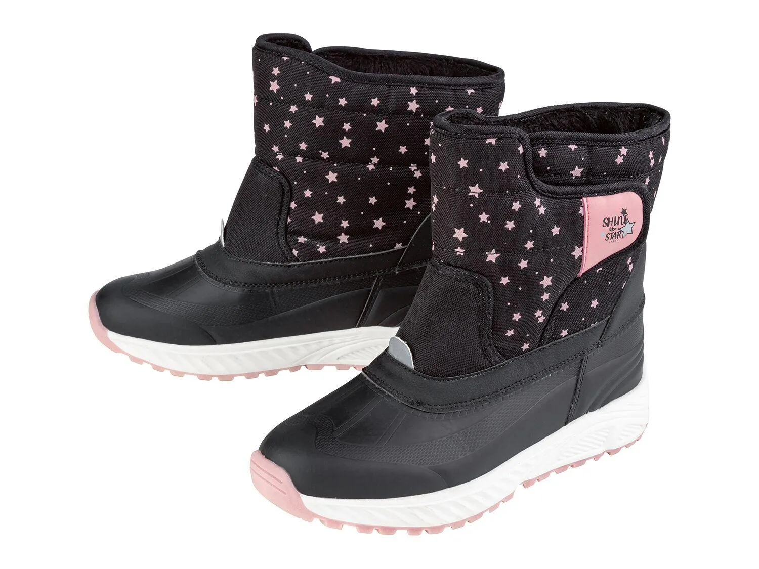 Botas de nieve negras júnior