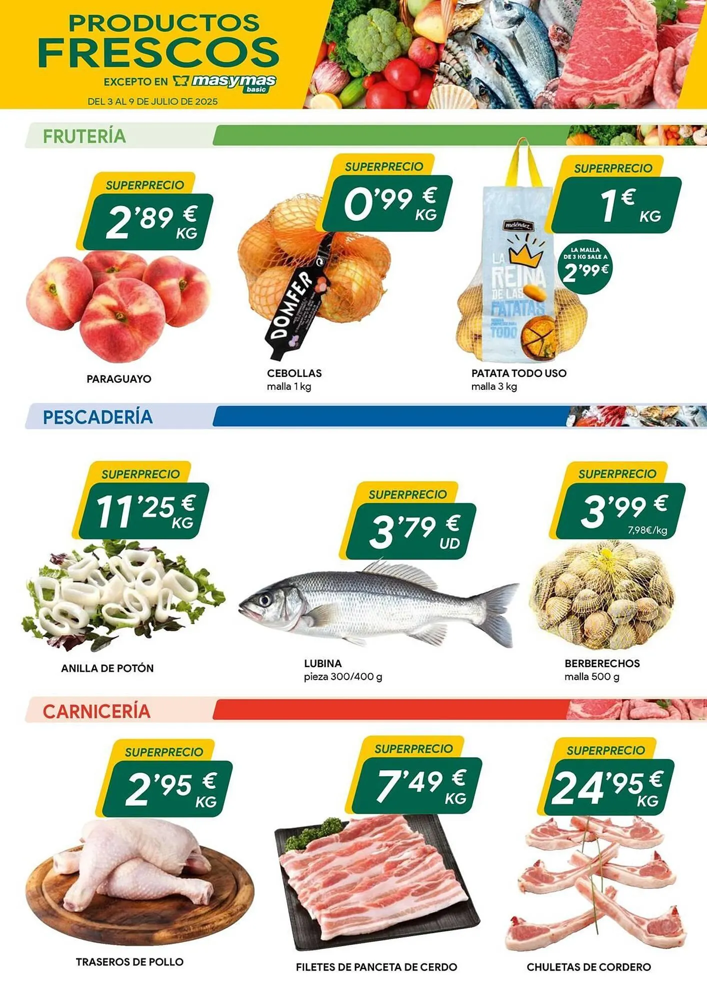 Catálogo de Folleto Masymas 3 de julio al 16 de julio 2025 - Página 2
