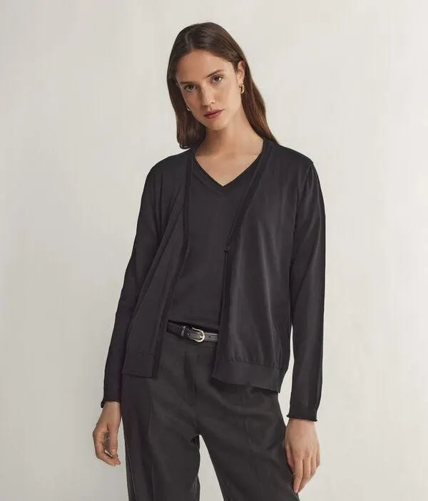 Cárdigan de manga larga