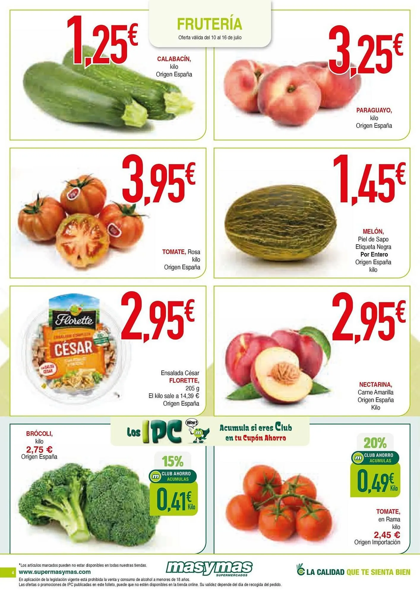 Catálogo de Folleto Masymas 10 de julio al 16 de julio 2025 - Página 4