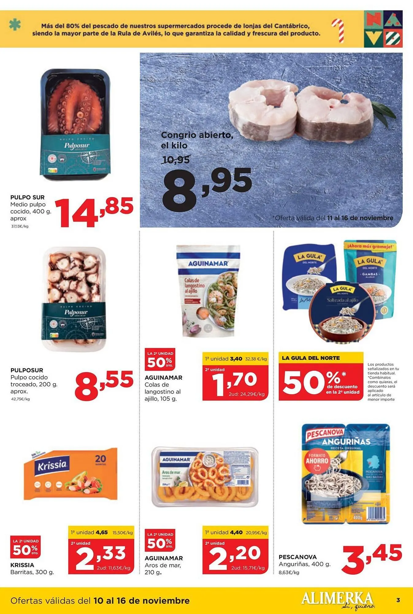 Catálogo de Folleto Alimerka 10 de noviembre al 16 de noviembre 2025 - Página 3