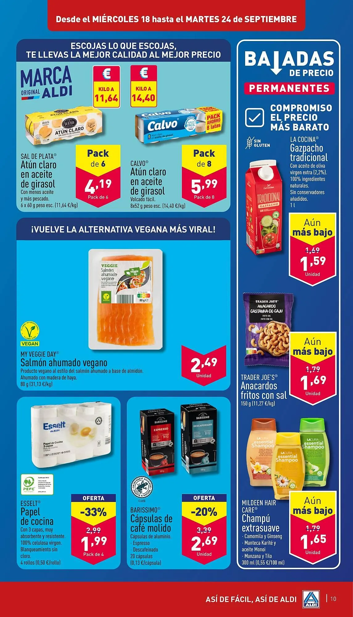 Catálogo de Folleto ALDI 18 de septiembre al 24 de septiembre 2024 - Página 10