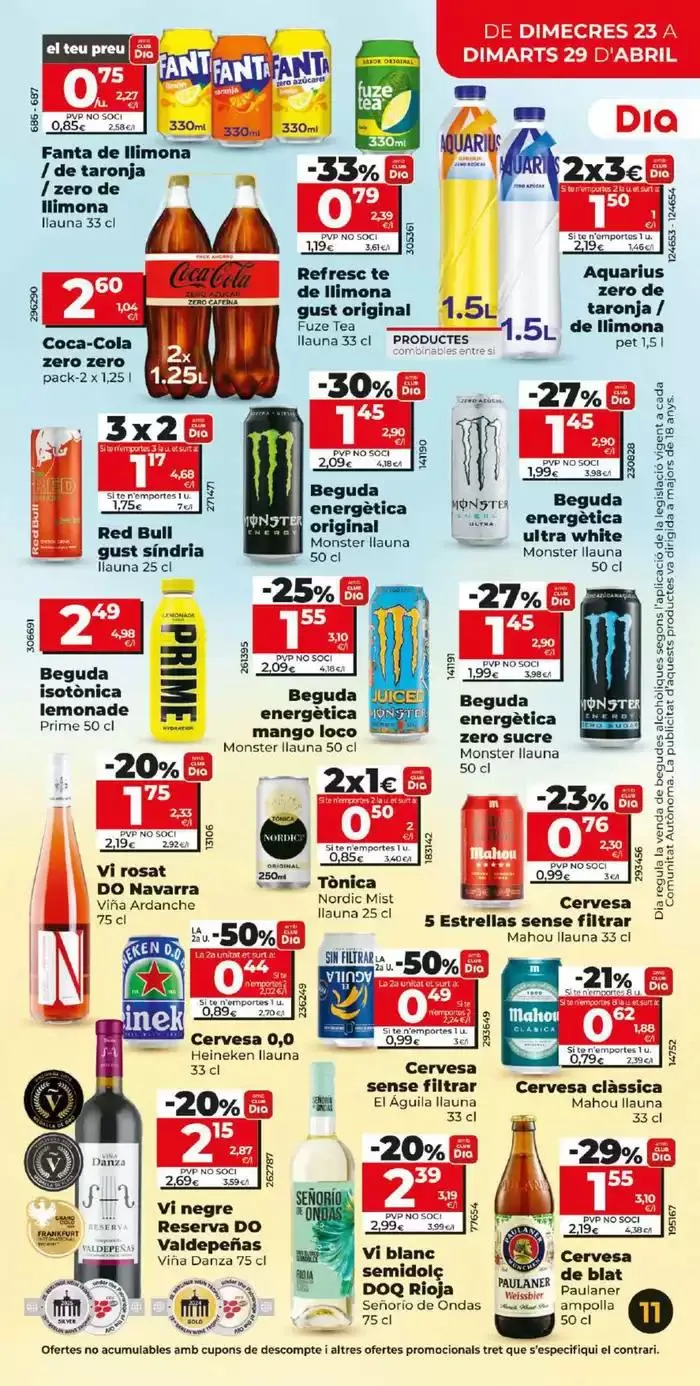 Catálogo de El teu nou Dia del 23/04 al 29/04 23 de abril al 29 de abril 2025 - Página 11