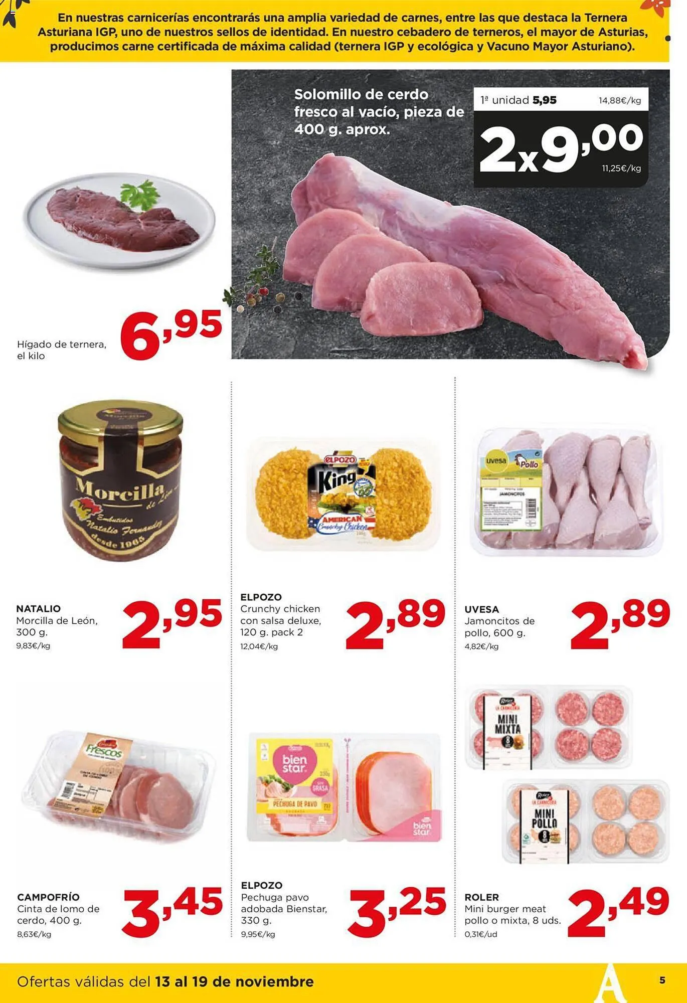 Catálogo de Folleto Alimerka 13 de noviembre al 19 de noviembre 2023 - Página 5