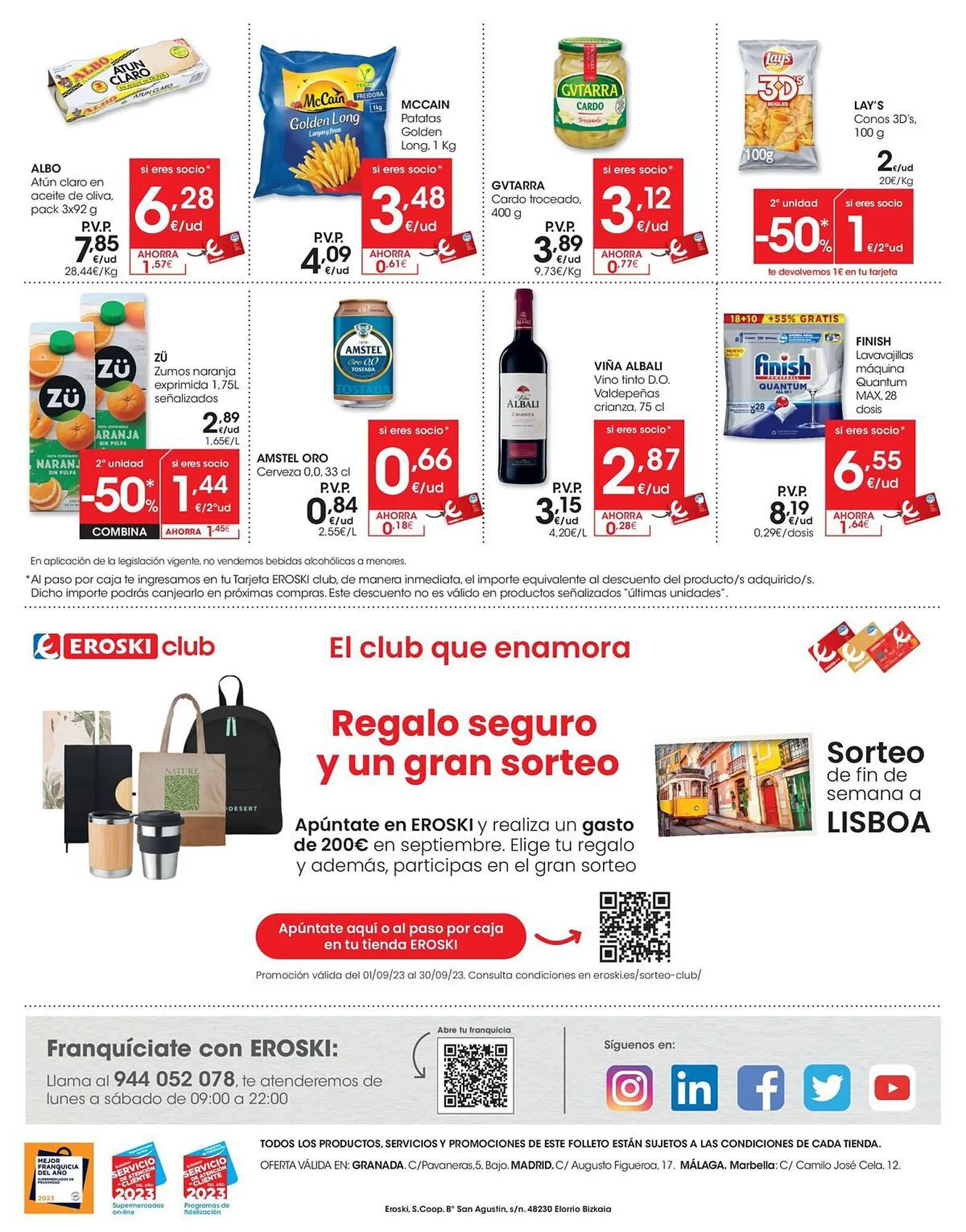 Catálogo de Folleto Eroski 7 de septiembre al 19 de septiembre 2023 - Página 4