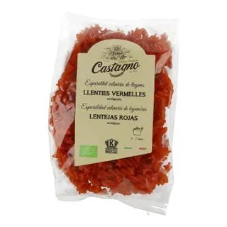 Espirales Lentejas Rojas 100% ECO Castagno 250 g