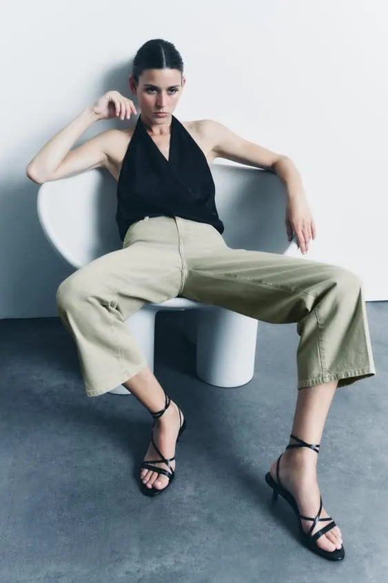 JEANS Z1975 RECTOS CROPPED TIRO ALTO COMFORT