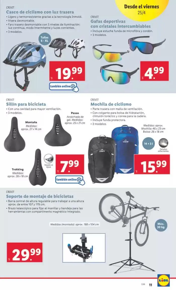 Catálogo de ¡Bazar Lidl! Ofertas válidas del 21/04 al 27/04 21 de abril al 27 de abril 2025 - Página 27
