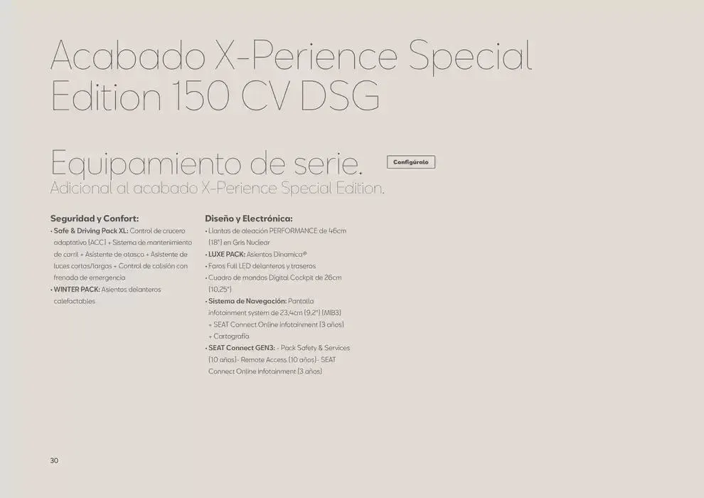 Catálogo de SEAT Arona 22 de noviembre al 31 de julio 2025 - Página 30