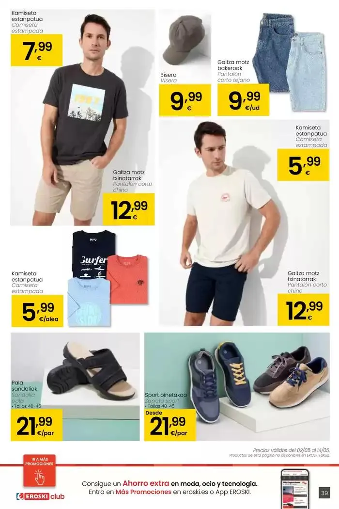 Catálogo de AUKERA OFERTA HIPERMERKATUAK EROSKI 2 de mayo al 13 de mayo 2025 - Página 39