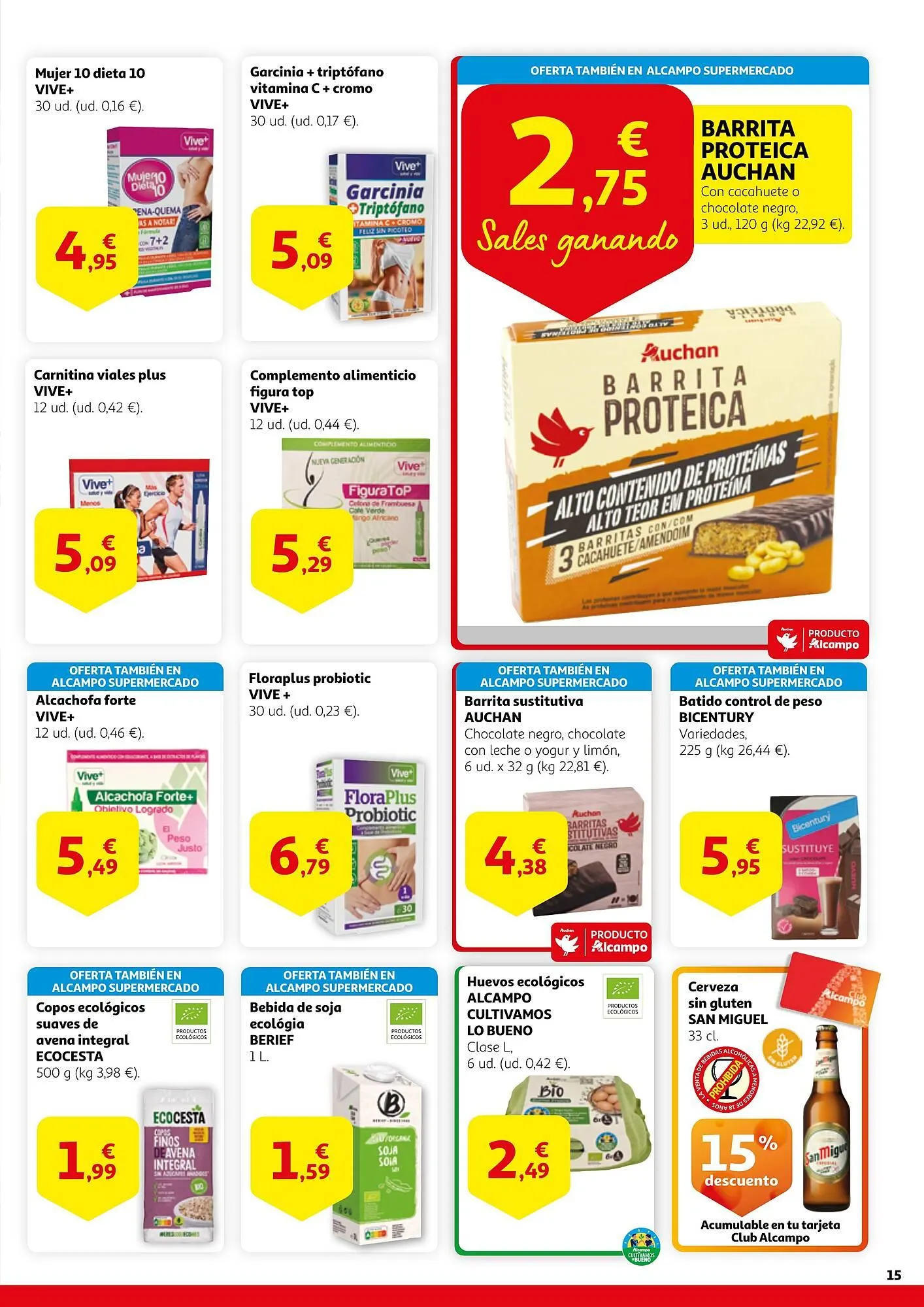 Catálogo de Folleto Alcampo 19 de julio al 31 de julio 2024 - Página 15