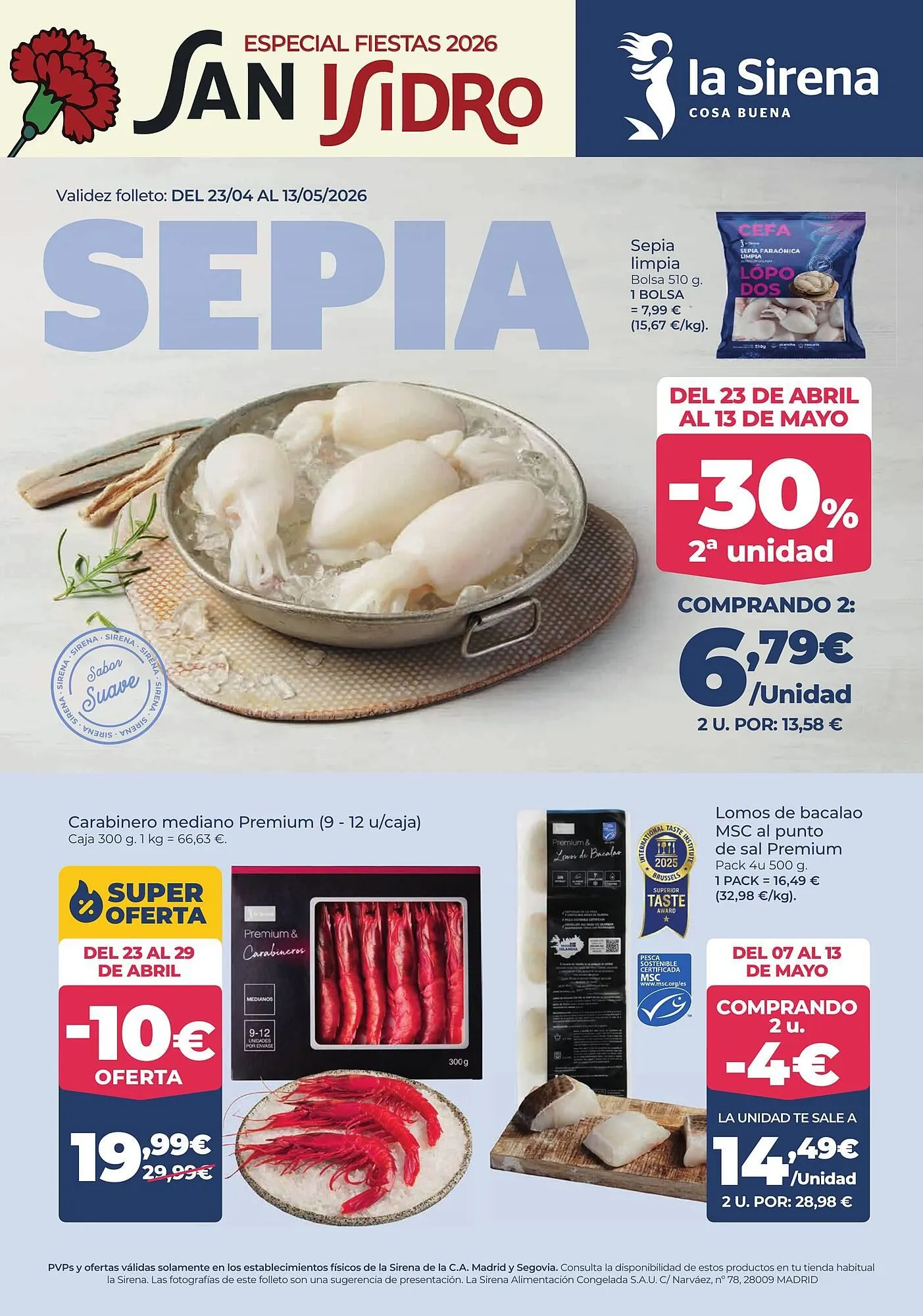Catálogo de Catálogo La Sirena 23 de abril al 13 de mayo 2026 - Página 1