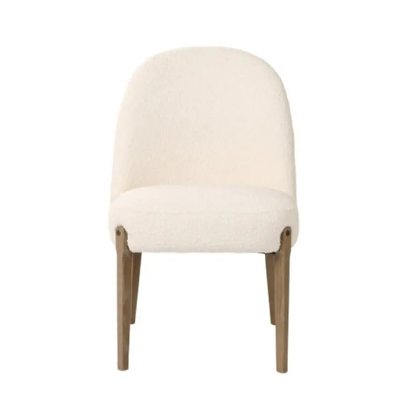 White ash polyester dining chair