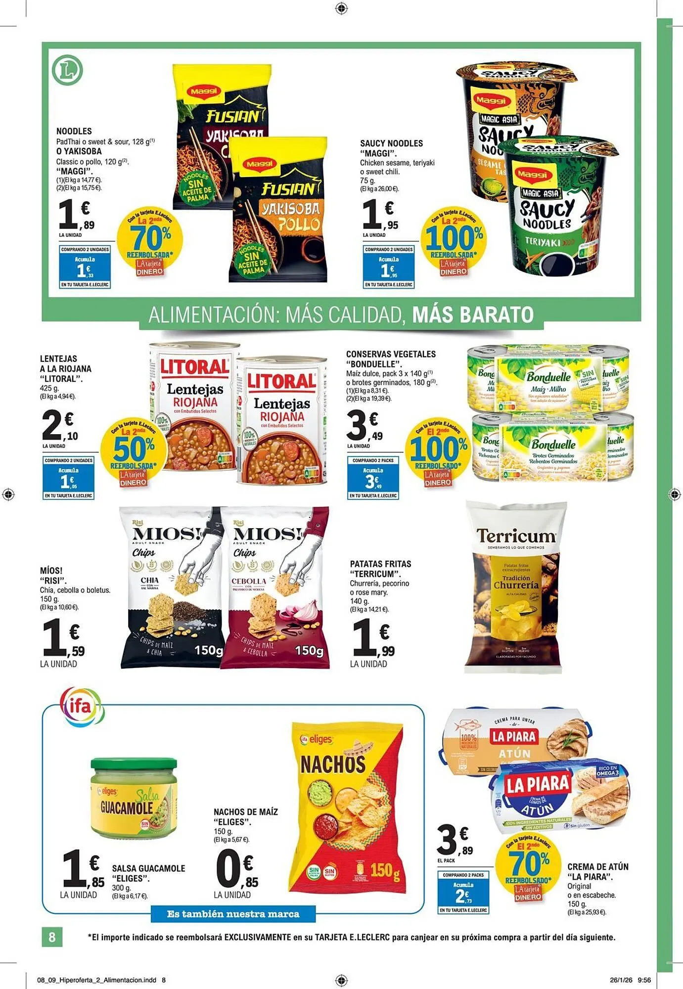 Catálogo de Catálogo E.Leclerc 4 de febrero al 15 de febrero 2026 - Página 8