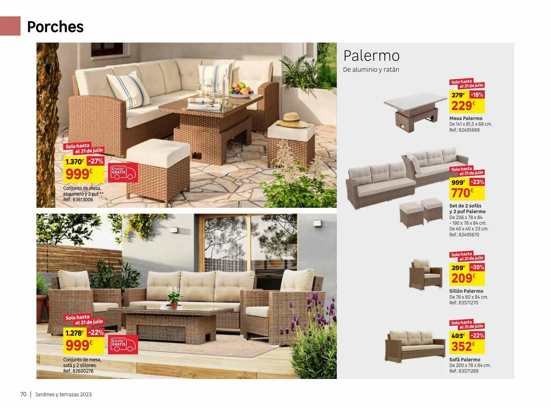 Catálogo de Folleto Leroy Merlin 9 de junio al 31 de julio 2023 - Página 70