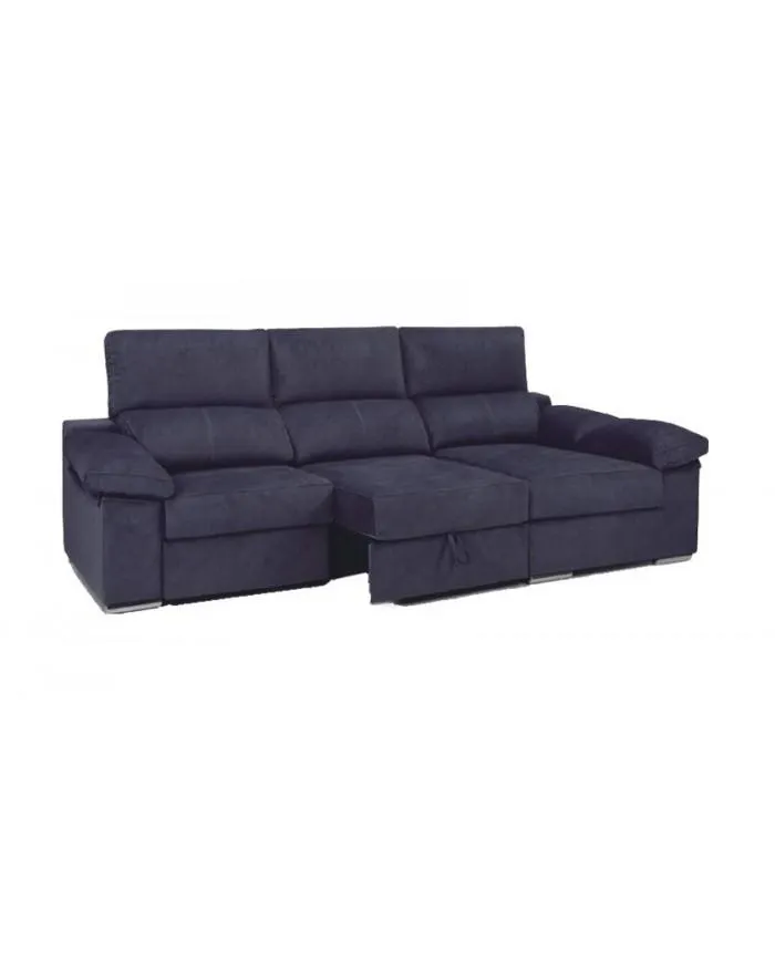 Sofá Chaise Longue convertible y de gran capacidad en Nattex