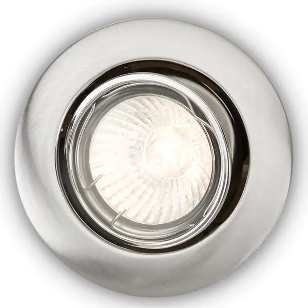 EMPOTRABLE ORIENTABLE ENIF SIN BOMBILLA 1X50W NIQUEL