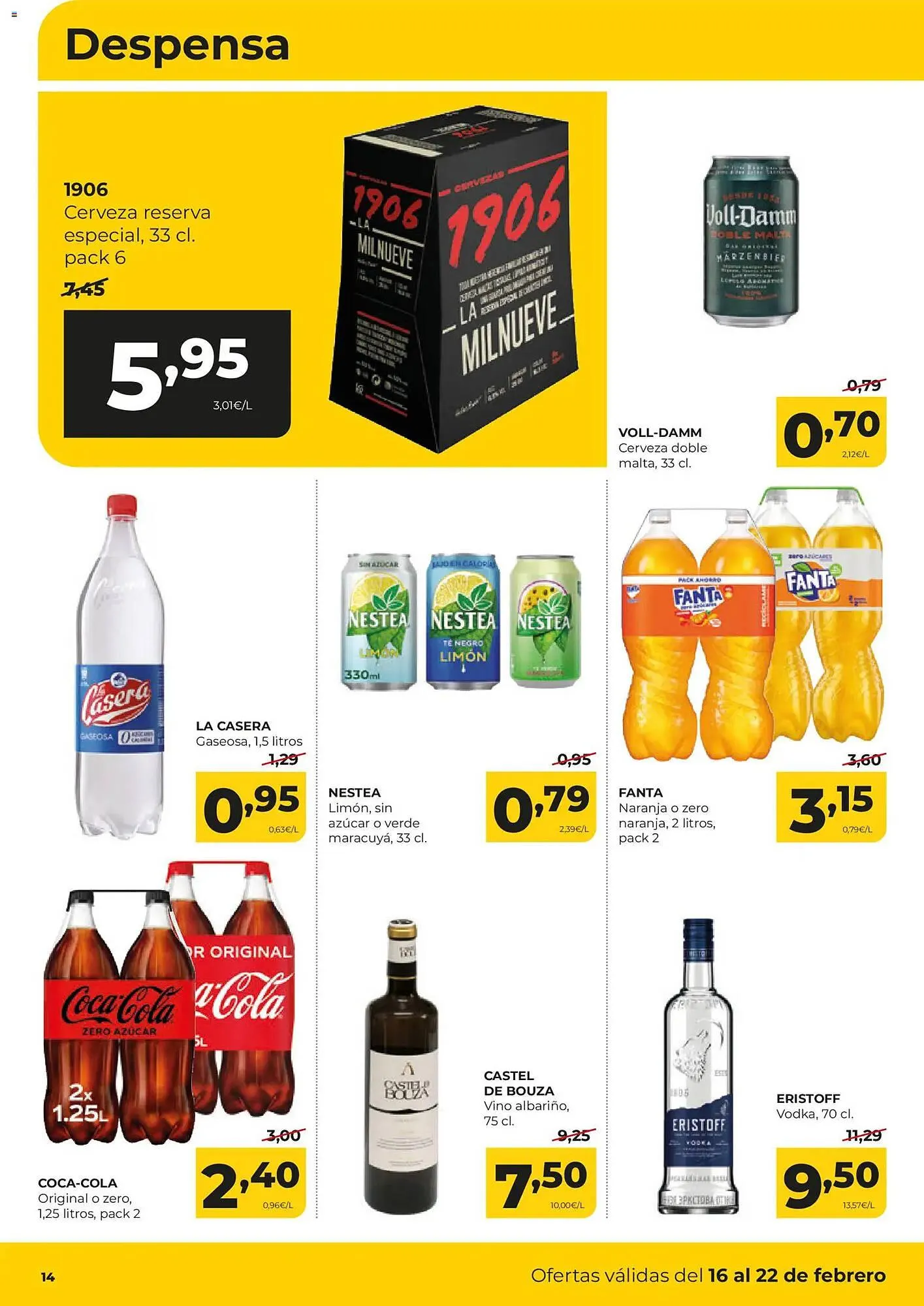 Catálogo de Folleto Alimerka 16 de febrero al 22 de febrero 2026 - Página 14