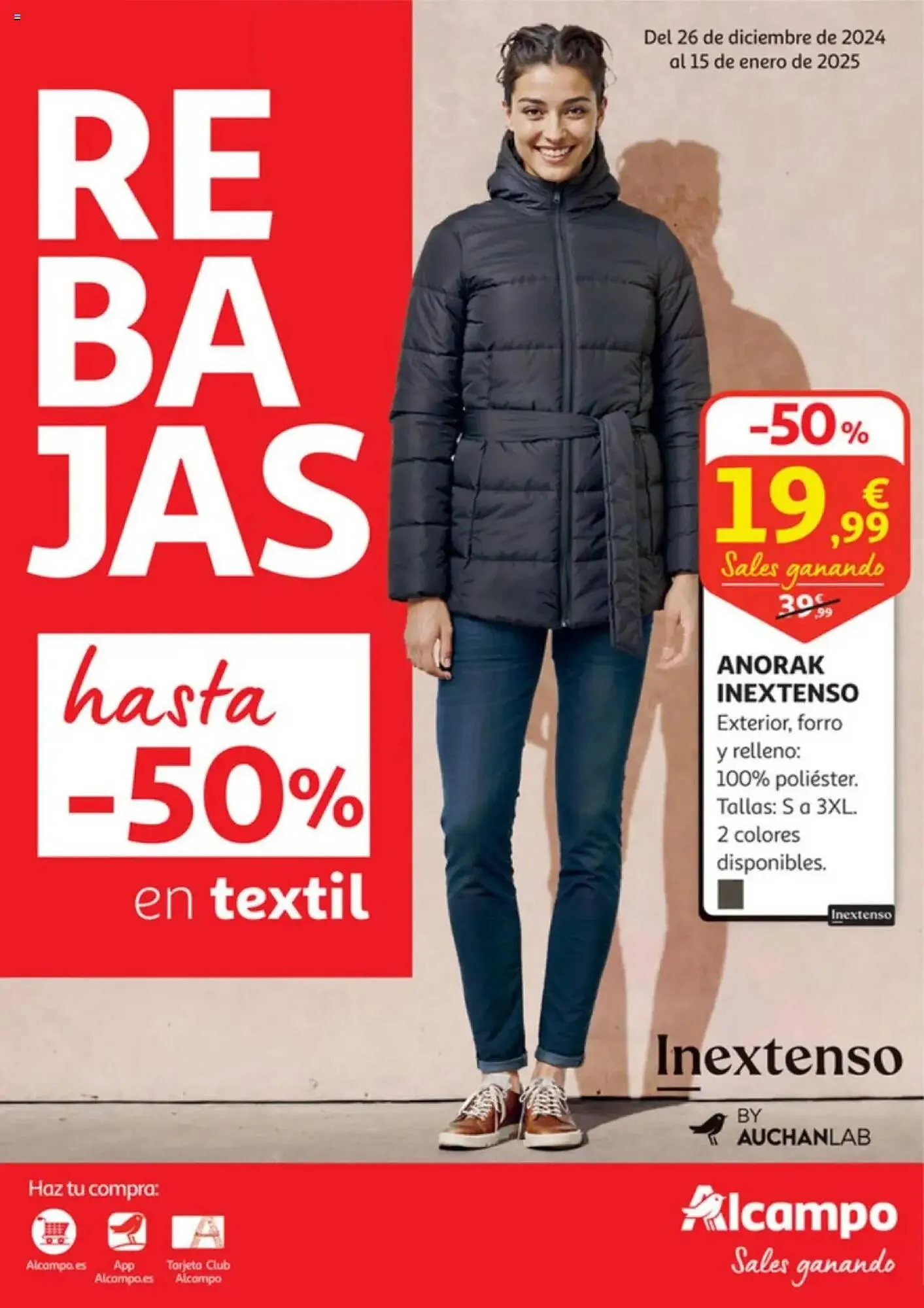 Catálogo de Folleto Alcampo 26 de diciembre al 15 de enero 2025 - Página 1
