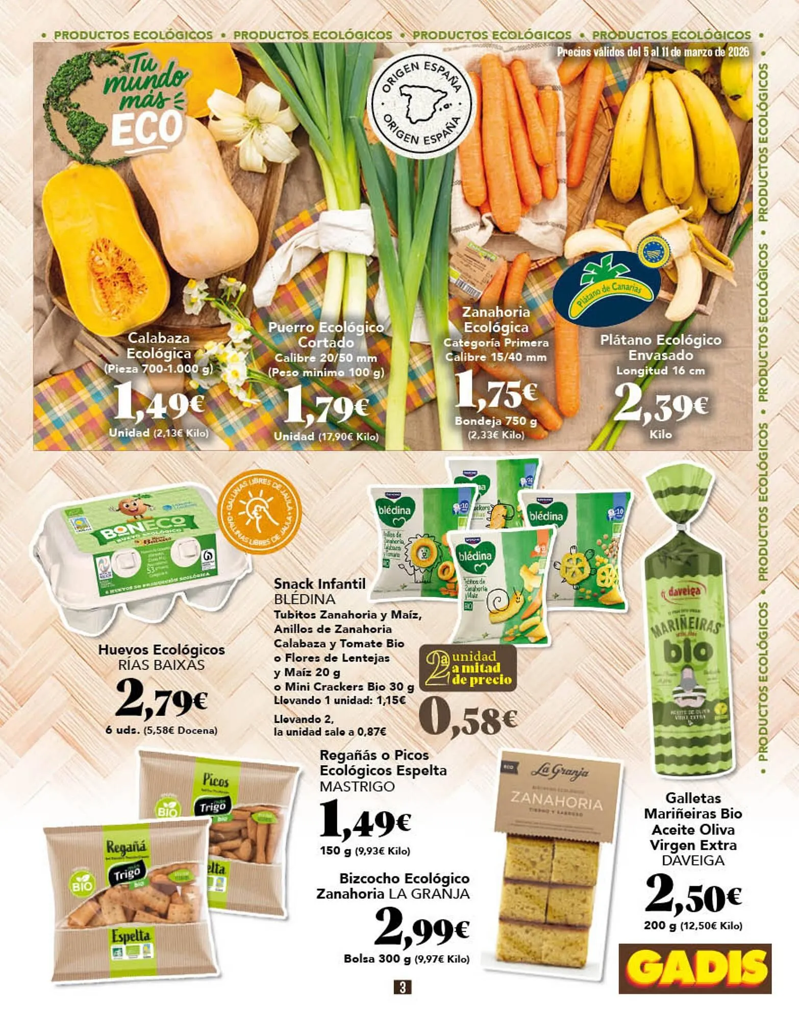 Catálogo de Folleto Gadis 5 de marzo al 11 de marzo 2026 - Página 3