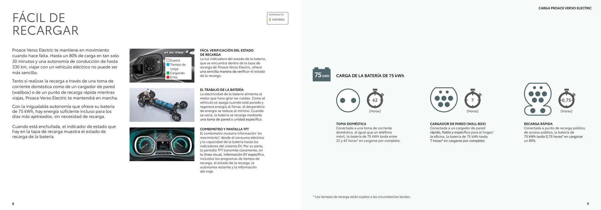 Catálogo de Catálogo Proace Verso Electric 100% eléctrico 26 de junio al 26 de junio 2025 - Página 5