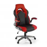 Silla gamer AkOmega brazos abatibles, acolchado