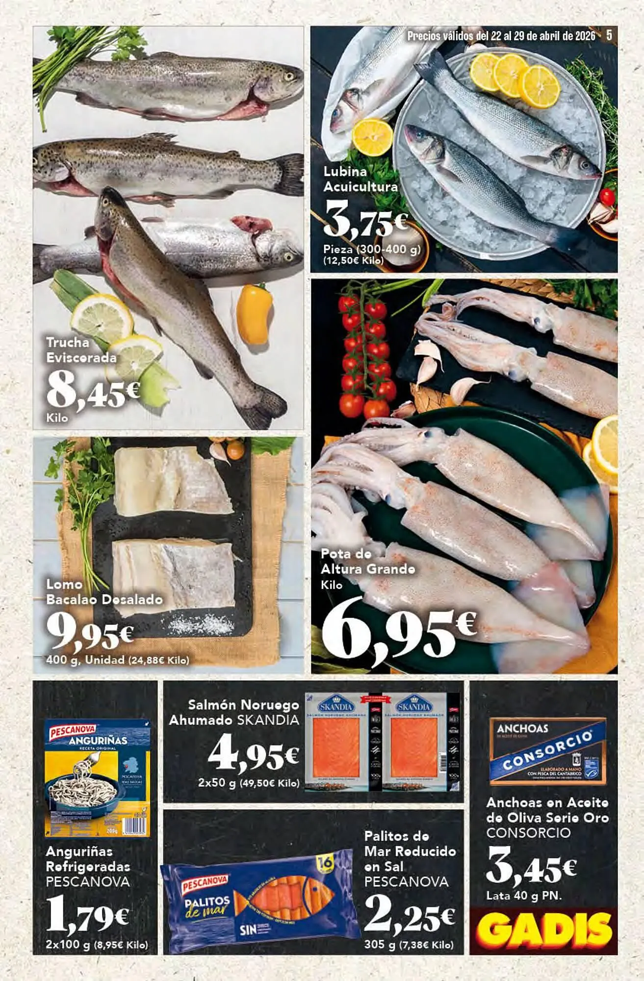 Catálogo de Folleto Gadis 22 de abril al 29 de abril 2026 - Página 5