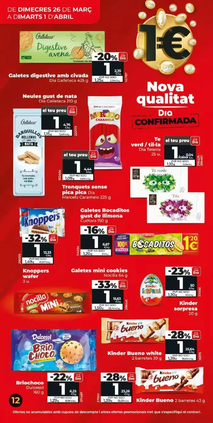 Catálogo de Estalvi en Gran del 26/03 a l’ 01/04 26 de marzo al 1 de abril 2025 - Página 12