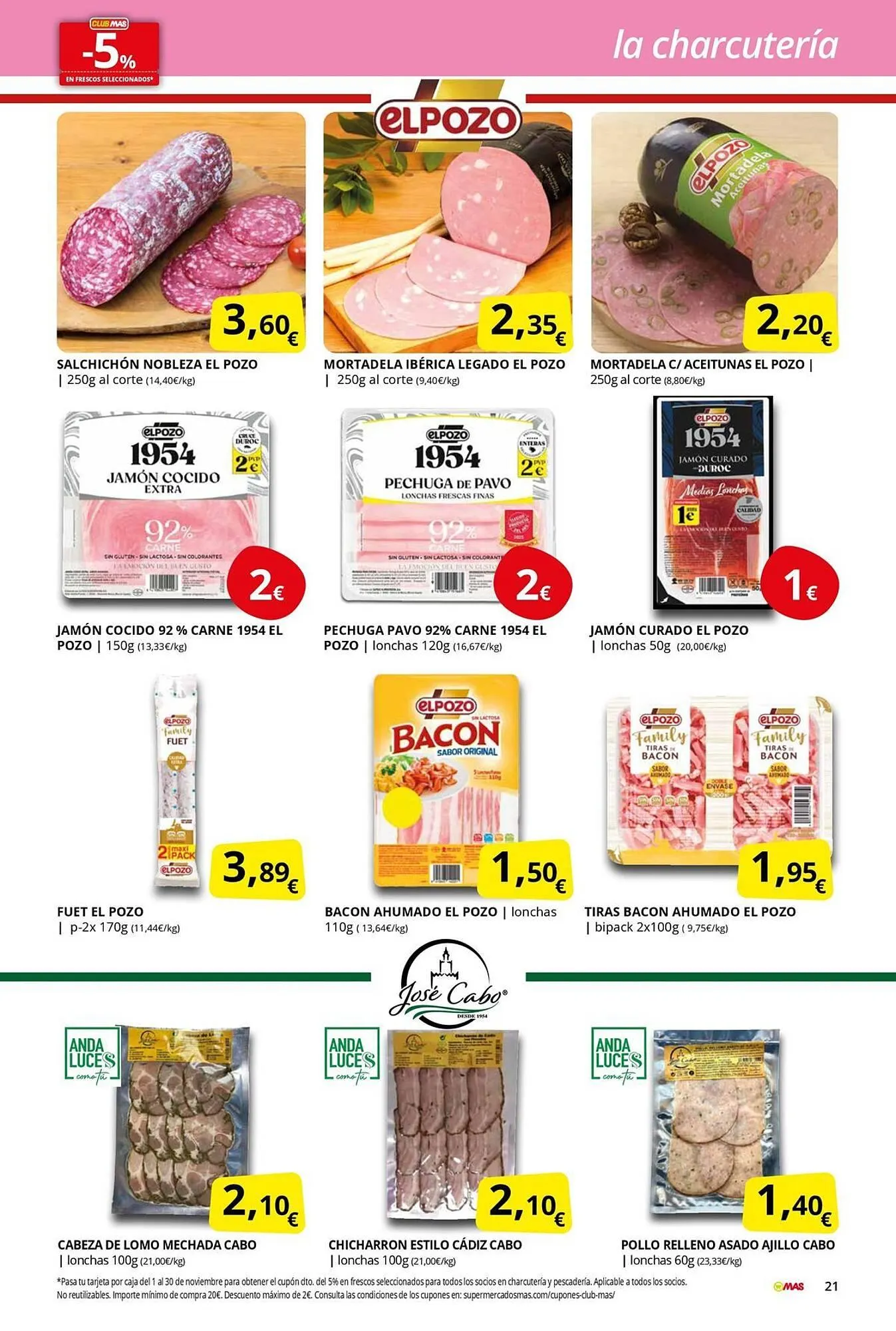 Catálogo de Folleto Supermercados MAS 31 de octubre al 30 de noviembre 2025 - Página 21