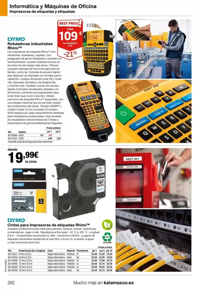 Catálogo de Staples Kalamazoo Catálogo General 9 de enero al 30 de septiembre 2025 - Página 242