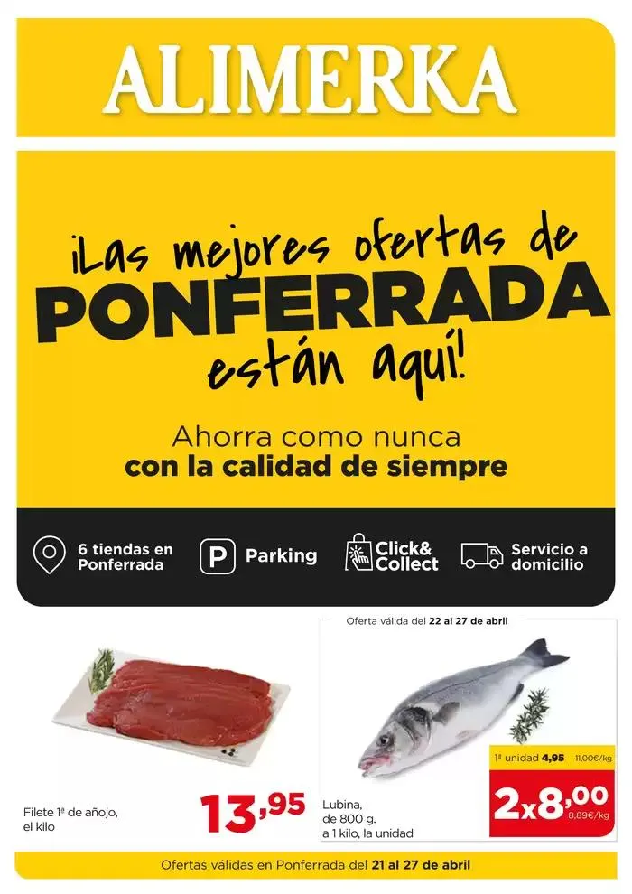 Catálogo de Ponferrada del 21 al 27 de abril 22 de abril al 27 de abril 2025 - Página 1