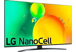 TV LED 43" - LG 43NANO766QA, UHD 4K, Procesador Inteligente α5 Gen5 AI Processor 4K, Smart TV, DVB-T2 (H.265), Azul Oscuro Ceniza