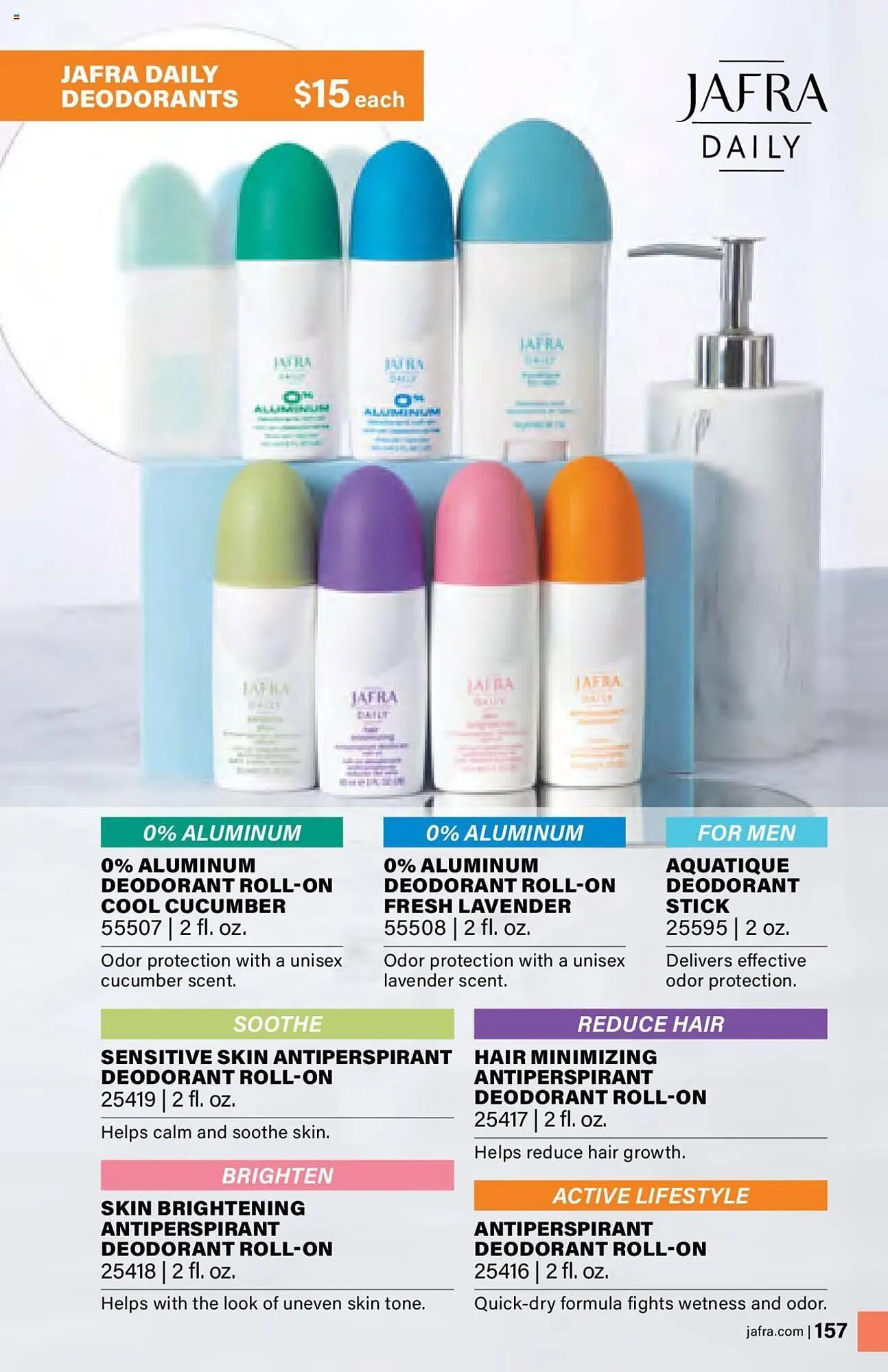 Catálogo de Folleto JAFRA 1 de agosto al 31 de diciembre 2024 - Página 157