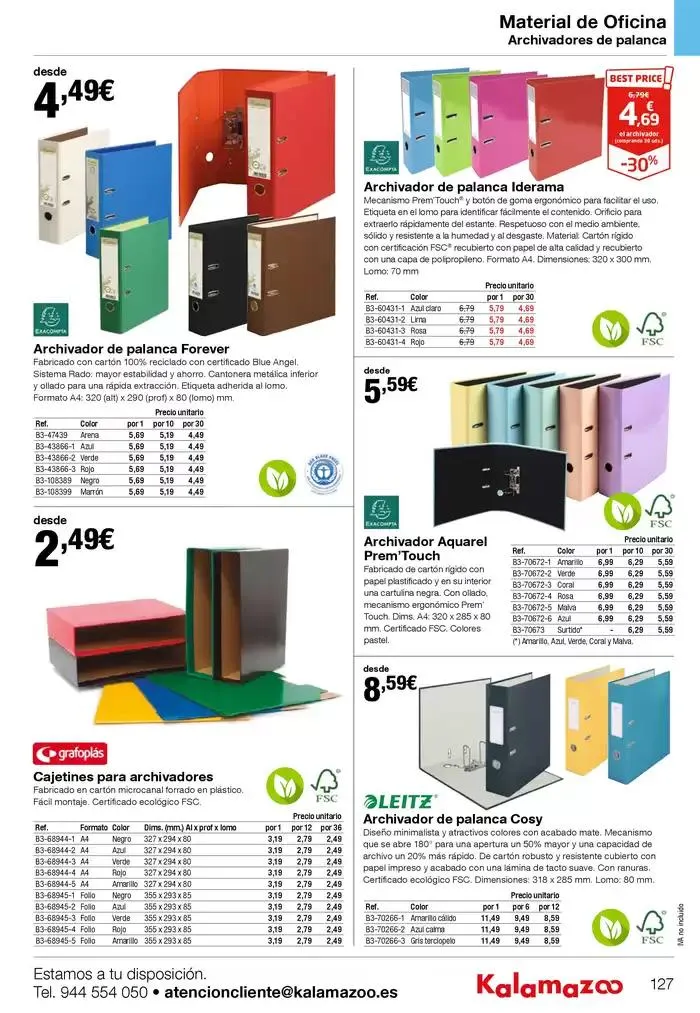 Catálogo de Staples Kalamazoo Catálogo General 9 de enero al 30 de septiembre 2025 - Página 127