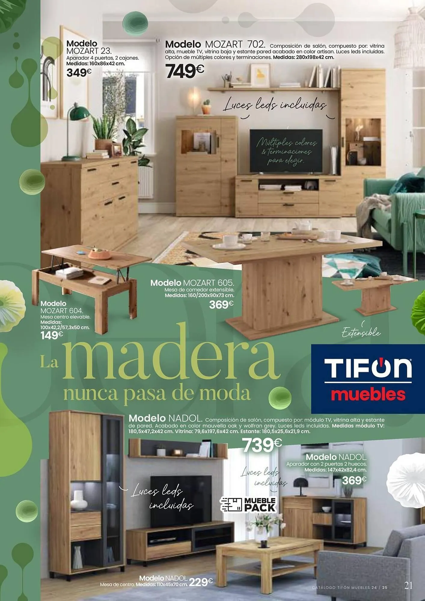 Catálogo de Folleto Tifón Hipermueble 12 de julio al 31 de mayo 2025 - Página 21