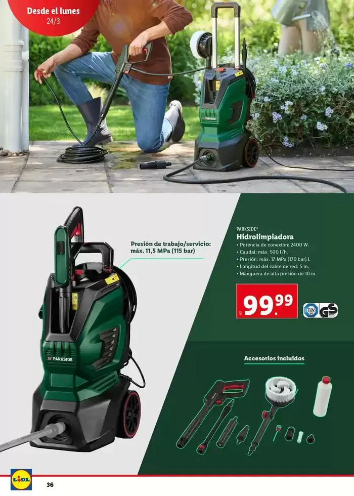 Catálogo de Parside Lidl 3 de marzo al 30 de marzo 2025 - Página 36