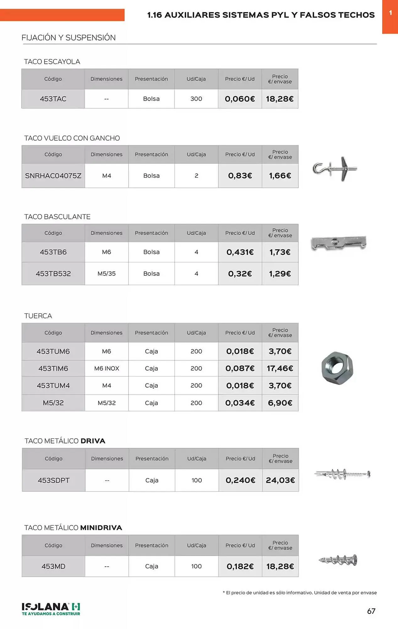 Catálogo de Folleto Isolana 15 de enero al 31 de julio 2025 - Página 62