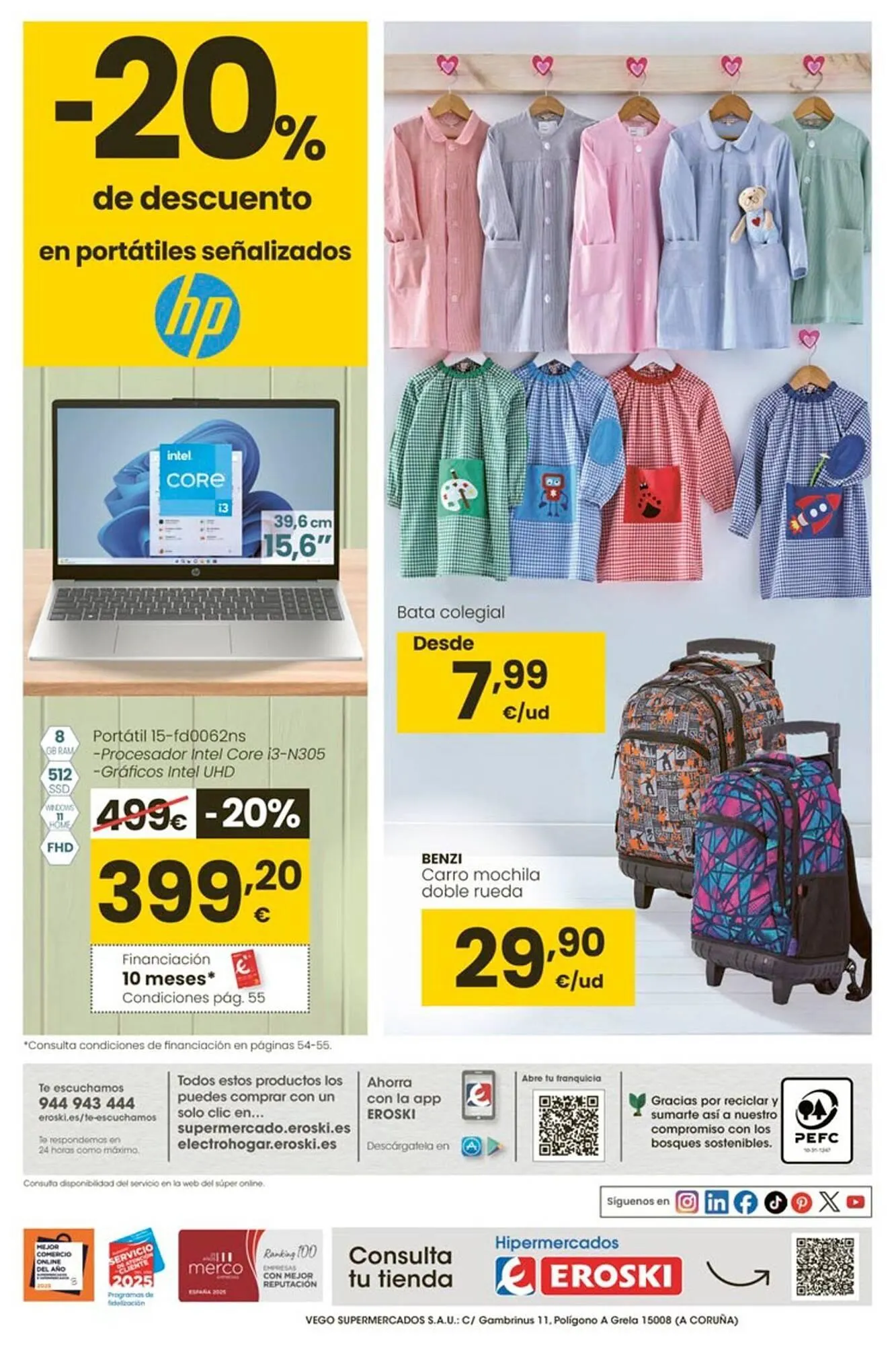 Catálogo de Folleto Eroski 21 de agosto al 17 de septiembre 2025 - Página 56