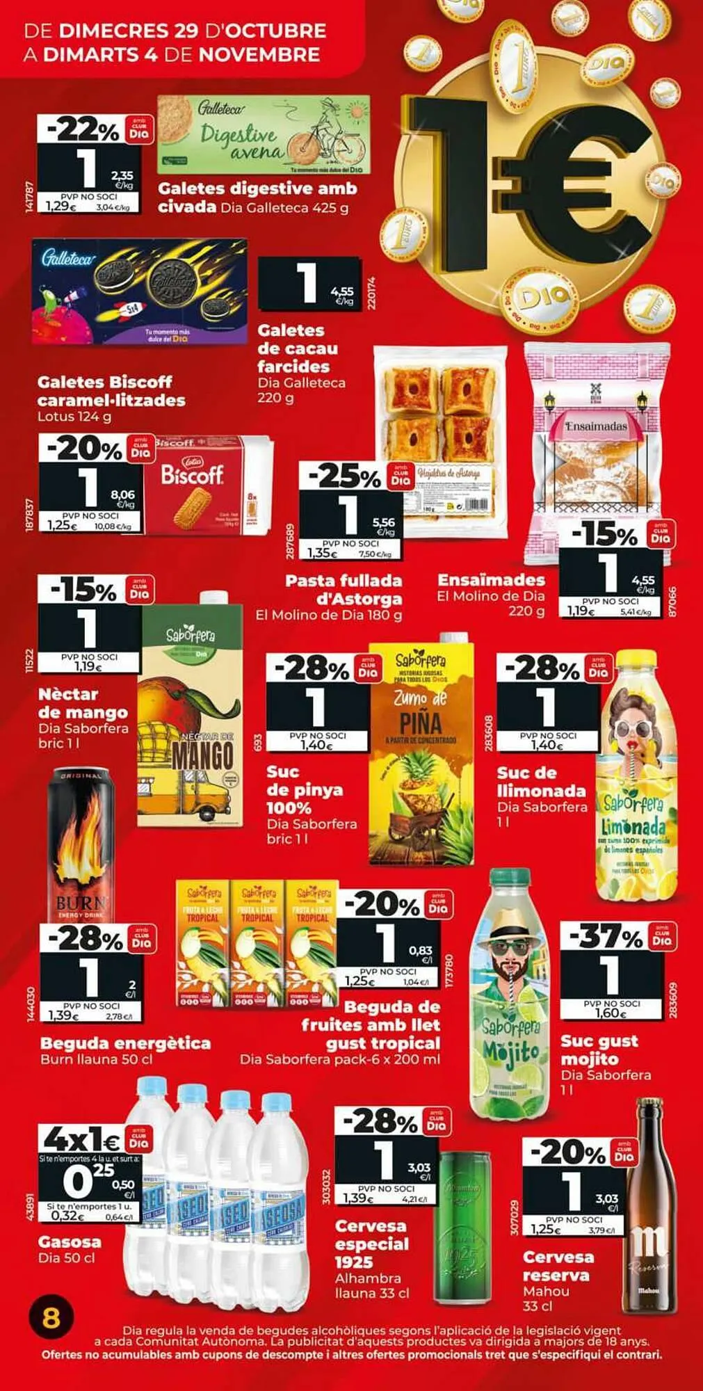 Catálogo de Folleto Dia 29 de octubre al 4 de noviembre 2025 - Página 8