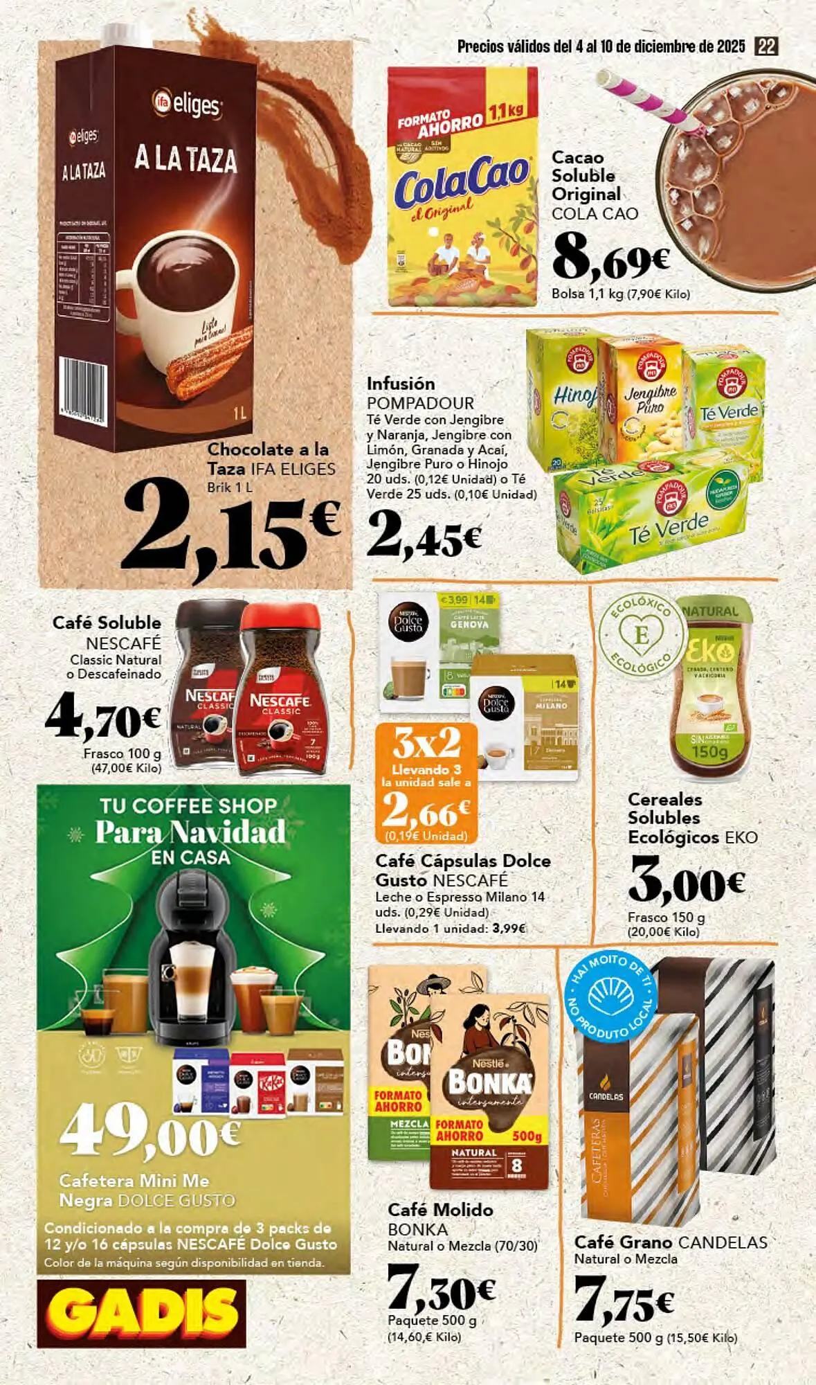 Catálogo de Folleto Gadis 4 de diciembre al 10 de diciembre 2025 - Página 22