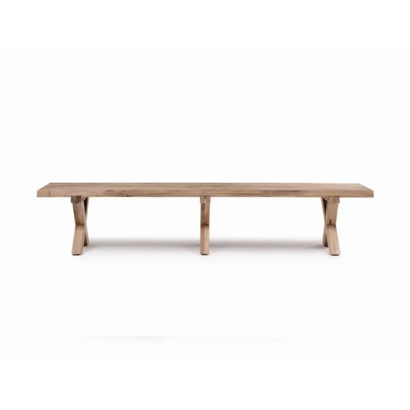 Outdoor teak bench, Finca