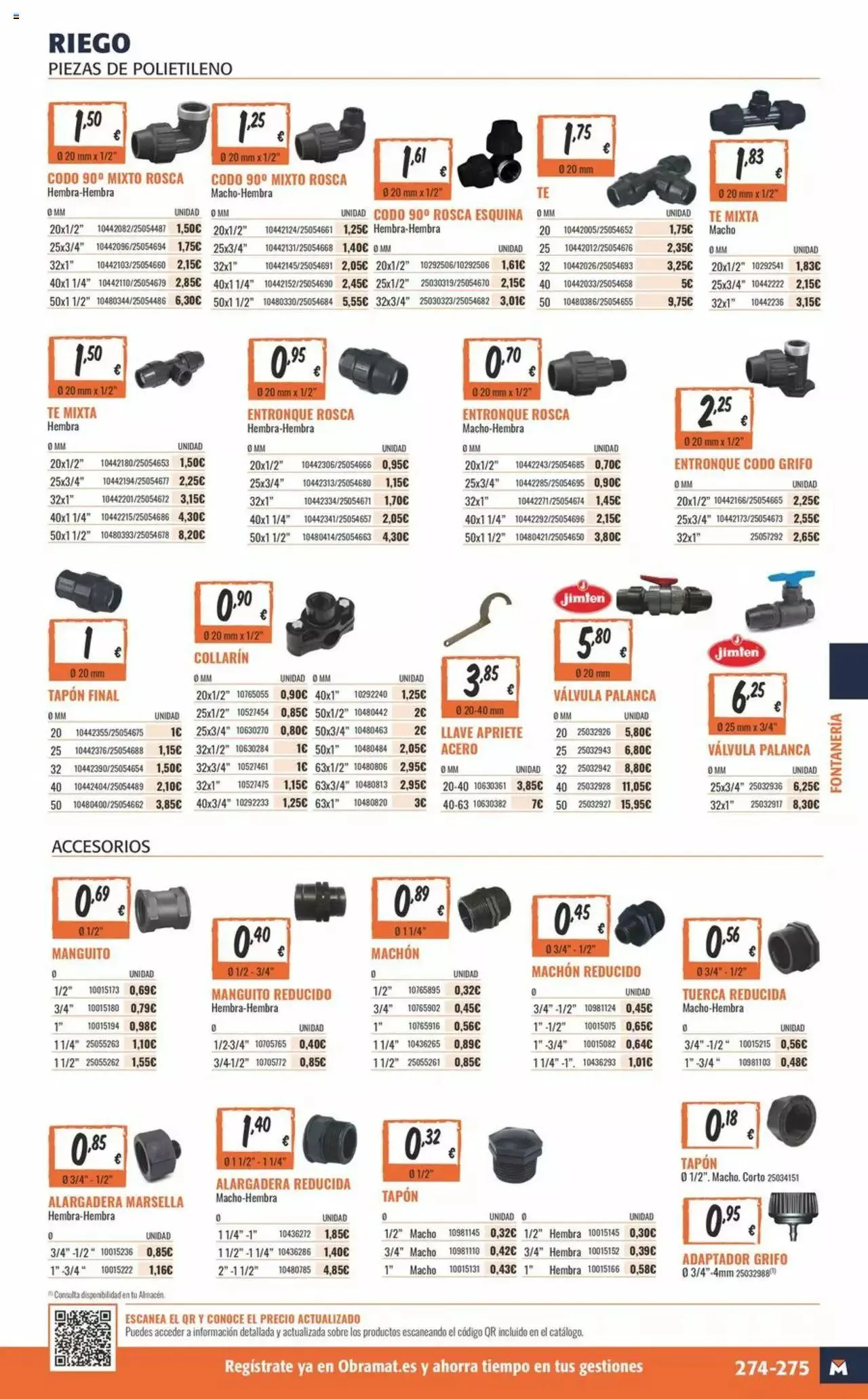 Catálogo de Obramat folleto 8 de marzo al 22 de abril 2024 - Página 275