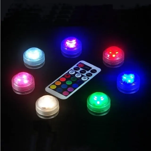 Brelong 3led batería control remoto tanque de buceo luz 1 unids